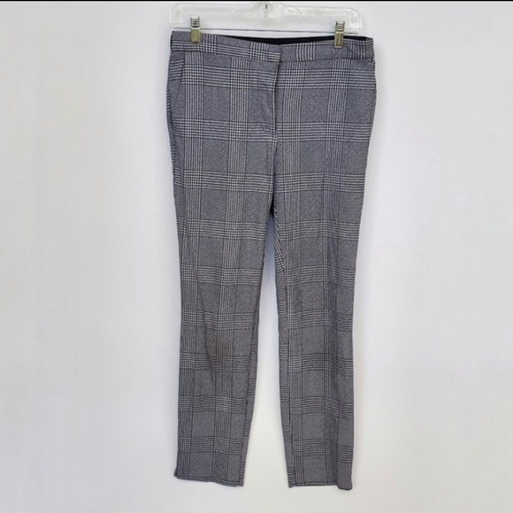ZARA Pull On Plaid Pants Sz M - Picture 2 of 14
